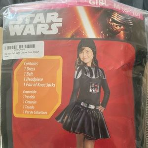 Girls Darth Vader Costume